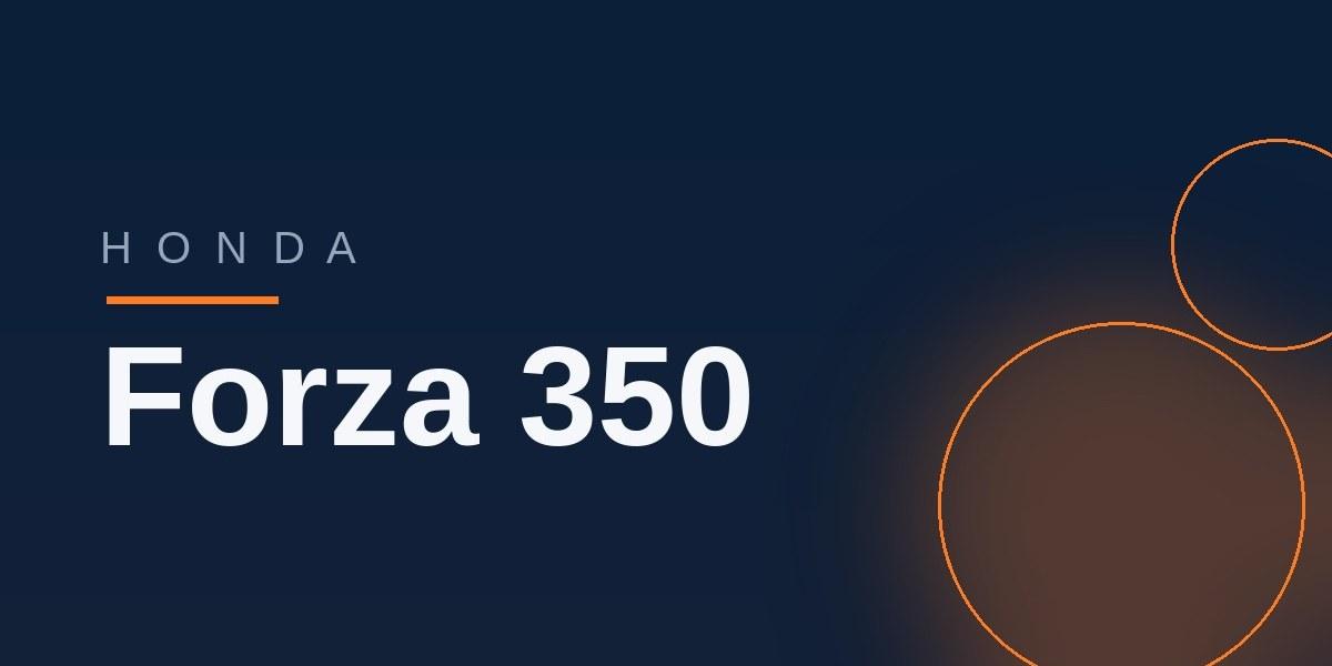 Honda Forza 350